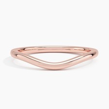 Brilliant Earth 1.5mm Curved Wedding Band, 14k Rose Gold | Original Box Included picture
