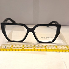 Dolce & Gabbana DG3373-F 501 Black Cat Eye Plastic Full Rim Frames 55-16-145 picture