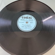 1950 ROCKABILLY Texas BILL STRENGTH 78 rpm CORAL 64139 promo IT'S A SHAME V+ picture