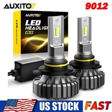 AUXITO 9012 LED Headlight Fog Bulbs High Low Beam Conversion Kit 40000LM Bright picture