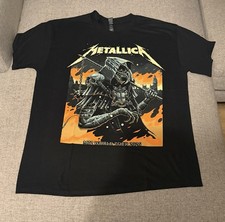 Metallica London - M72 World Tour Night 2 T shirt - Size Large - Brand New picture
