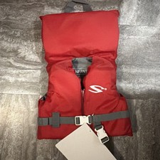 Stearns Classic Infant Boating Life Jacket Vest PFD - Up to 30lbs -Red *NEW* picture