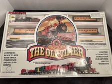 Bachmann HO Scale The Old Timer Electric Train Set Factory Sealed Vintage NOS picture