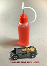 Aurora Thunderjet HO Slot Car Red Racing Oil  picture