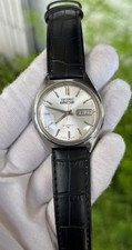 Vintage Seiko 5 Actus Automatic 7019-8010 Men's Wrist Watch Day Date Japan picture