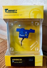 Timney Stevens 334 Trigger Curved Blue Adjustable 2-4lb Savage Rifle picture