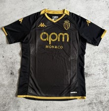AS Monaco 2023/2024 Away Jersey Shirt Black Gold Kappa picture