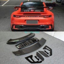 Fits For Porsche 911 992 Carrera Carbon Fiber Rear Trunk Spoiler Wing GT3 Style picture