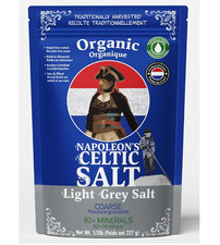 Napoleon's Celtic Salt, Organic Coarse Sea Salt, 82 Minerals, Kosher, 0.5lb picture