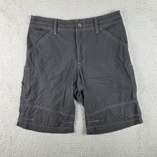 Kuhl Shorts Mens 34 Gray Hiking Outdoors Stretch Hiker Hike Durable picture
