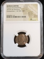 Certified Roman Empire Constantine I the Great 307-337 AD Coin Sealed NGC Slab picture