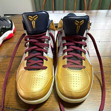 Nike Zoom Kobe IV Low Top Lace-Up Basketball Sneakers Colorblock Kobe picture