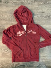 Vintage Y2K AERO Aeropostale Spell Out Womens Embroidered Zip Hoodie M Medium picture