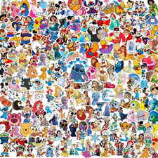 Disney Sticker Characters 300 Pack Bulk Lot Mega Set - USPS Ground Fast Shipping picture
