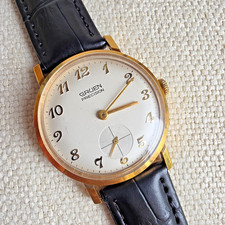 Vintage GRUEN men's manual wind watch 510-188 10K RGP swiss 1960s picture