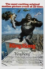 1976 King Kong Movie Poster 11X17 Jeff Bridges Jessica Lange Charles Grodin 🦍🍿 picture