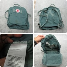 Fjallraven Kanken Backpack Bag Unisex Pine Green Pocket School Travel Nylon READ picture