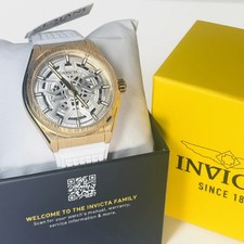 70055 Invicta Speedway Rim Men's Watch 46mm White Dial Stainless Steel picture
