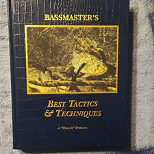 Bassmaster's Best Tactics & Techniques Hardcover Collector's Series Fishing VG picture