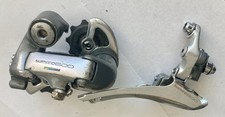 Vintage Shimano 600 Tri-Color Front & Rear Derailleurs, RD-6400, FD-6400 Ultegra picture