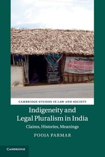 Indigeneity and Legal Pluralism in India: Claims, Histories, Me picture