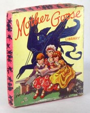 c.1930s Mother Goose Library Of Rhymes 8 Booklets Sam'l Gabriel Sons No. 2014 picture