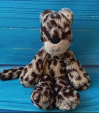 Rare Retired Jellycat Merryday Leopard Plush Stuffed Animal MER3L Vintage HTF picture