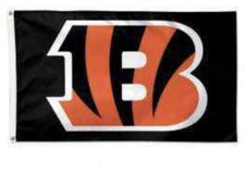 Cincinnati Bengals 3 x 5 foot flag picture