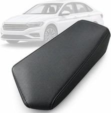 Armrest Covers for 2019-2023 Vw Volkswagen Jetta Black picture