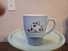RARE HTF VINTAGE RETRO JAPAN 90'S SAN-X TAREPANDA LAZY PANDA CERAMIC MUG SANRIO  picture