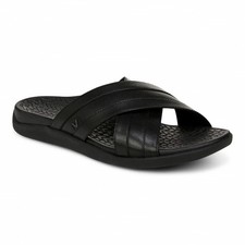FLASH SALE Vionic Men's Tide Slide Sandal Black Medium Width FREESHIPPING picture