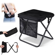 Collapsible Stool for Adults, Portable Folding Camping Seat for fishing hiking picture