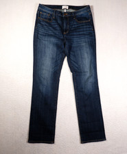 Driftwood Aubrey Women's blue Jeans Straight High Rise Dark Wash 31x31 picture