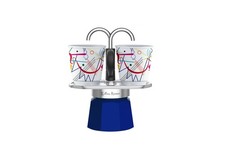 Bialetti Mini Express Kandinsky 2 Cup Stovetop Espresso Maker Set 0001407-NP picture