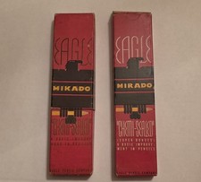 Rare Vintage WWII Pencil Lot: Pre-War Eagle Mikado & Post-War Mirado Sets In Box picture