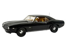 1969 CHEVROLET COPO CAMARO TUXEDO BLACK 1/18 DIECAST MODEL BY ACME A1805736 picture