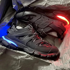 Balenciaga Track Black LED Light-Up Low Top Lace-Up Men’s Athletic Sneakers picture