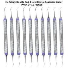 Hu-Friedy SCNEVI49E2 Double End 4 Nevi Dental Posterior Scaler 9 Everedge Handle picture