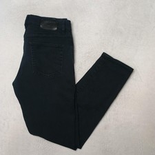 Diesel D-Strukt Jeans Mens 32x30 Black Slim Tapered Stretch Denim Made In Italy picture
