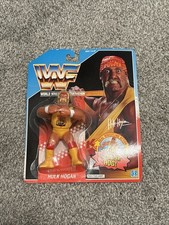 Hasbro WWF Hulk Hogan Action Figure Hulkster Hug Real Wrestling Action (1990) picture
