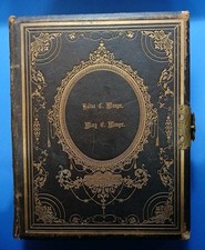 Antique 1869 The Holy Bible The Illustrated Polyglot Family Bible  picture