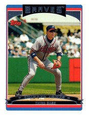 2006 Topps - Chipper Jones #25 BASEBALL CARD  picture