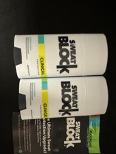 2 SweatBlock CLINICAL Deodorant Antiperspirant Women Men 48-Hour High bb 06/26 picture
