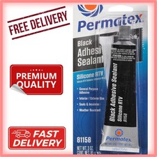 Permatex® Ultra Black® Maximum Oil Resistance RTV Silicone Gasket Maker 3 oz,NEW picture
