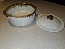 Vintage Pfaltzgraff Country Casual Covered Casserole Dish 1.5 Qt Brown Drip Lid picture