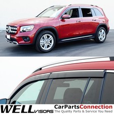 Wellvisors For Benz GLB-Class 20-26 EQB-Class 22-26 Window Visors Chrome Trim picture
