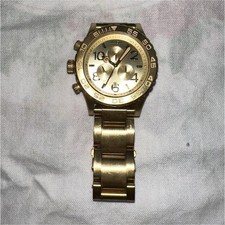 Nixon The 42-20 Chrono Quartz Chronograph Gold Tone Stainless 42mm 200m picture