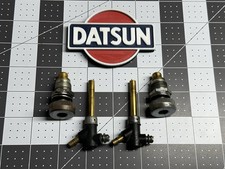 Hitachi HJG46W Fuel Nozzle Guide Assembly Pair 1970-71 4 Screw Round Top Used picture