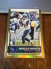 Marcus Mariota 2016 Score Jumbo Gold Zone #311 /99 Tennessee Titans Oregon picture