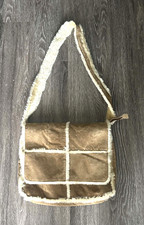VTG Wilsons Leather Maxima Suede Sherpa Tote Bag [Insert Color Here] Large picture